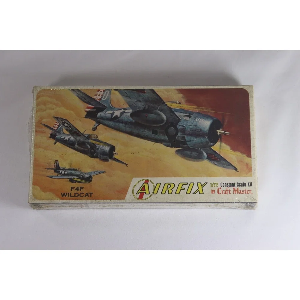 Airfix Craft Master F4F Wildcat 1/72 Scale Model Kit Vintage Factory Sealed USA